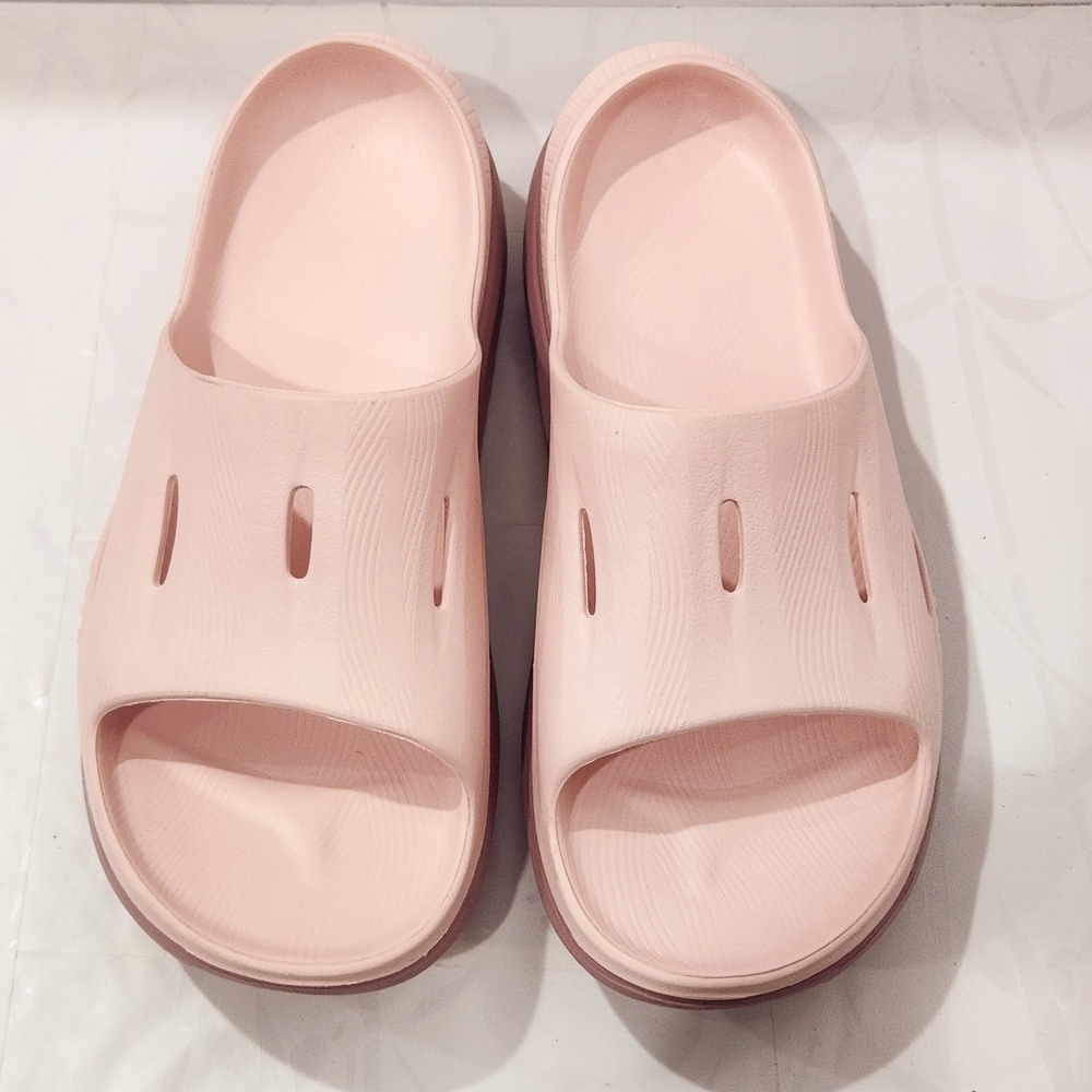 Hoka Ora Recovery 3 Cosmic Pearl Pink Comfort Slip on Slide Men's 12/ Women's 14 - Picture 3 of 6